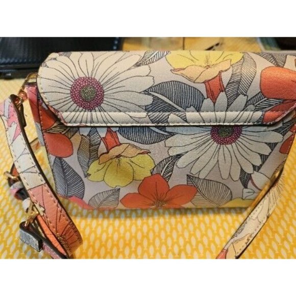 Accessorize Pastel Floral Crossbody / Clutch Bag Preloved In Pristine Condition - Picture 10 of 16